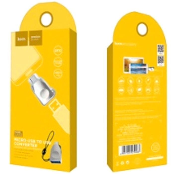 OTG Адаптер Hoco UA9 с USB  на Micro-USB