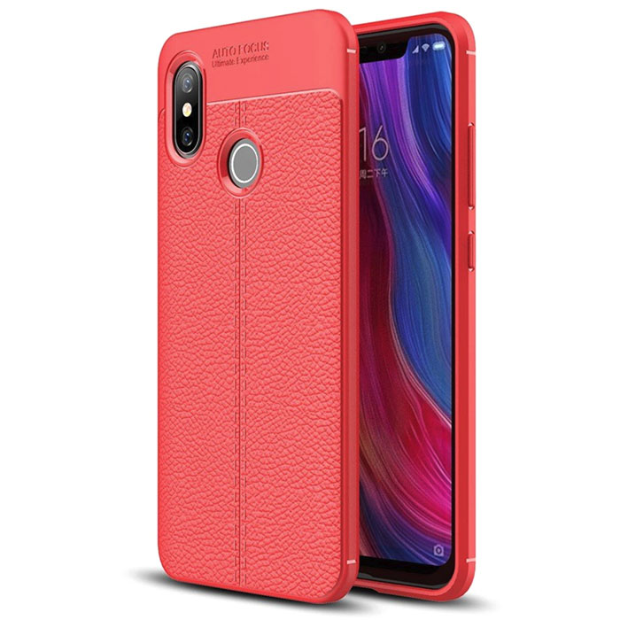 Xiaomi 8. Накладка, силикон, Ultimate Experience, красный