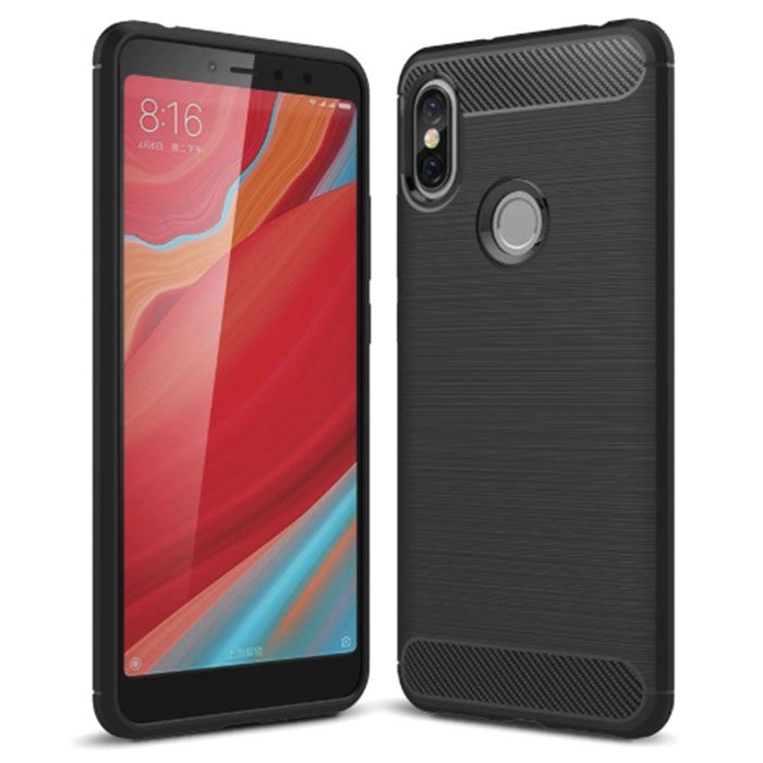 Xiaomi Redmi S2. Накладка, силикон, Rugged Armor, черный