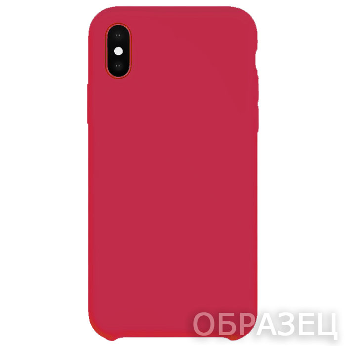 Xiaomi Redmi 6A. Накладка, Silicone Cover, бордовый