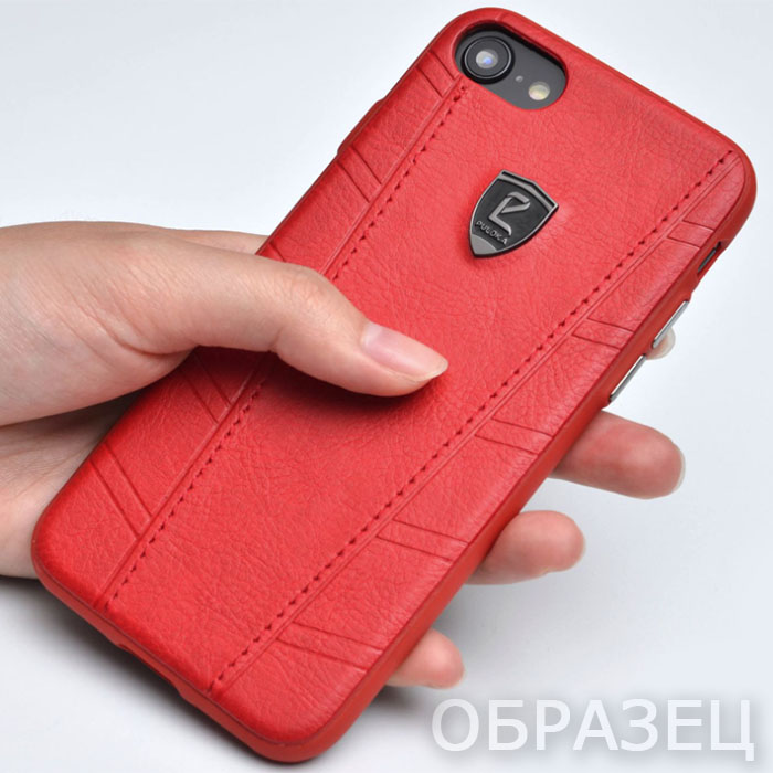 Samsung Note 8. Накладка, Puloka №2, экокожа, красный
