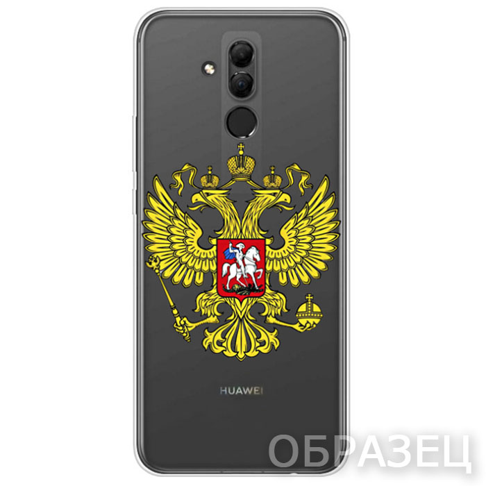 Xiaomi Max 2, Накладка, силикон, Simple Print, Герб России