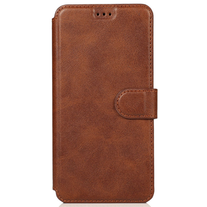 Huawei Mate 20 Pro, Книжка, PU Leather, коричневый