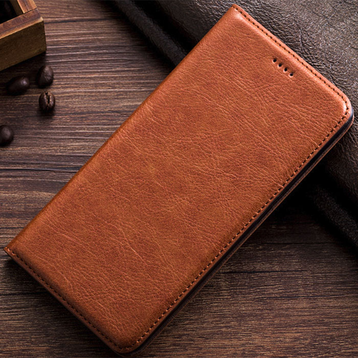 Xiaomi Redmi Note 6 Pro. Книжка, Simply Leather, коричневый
