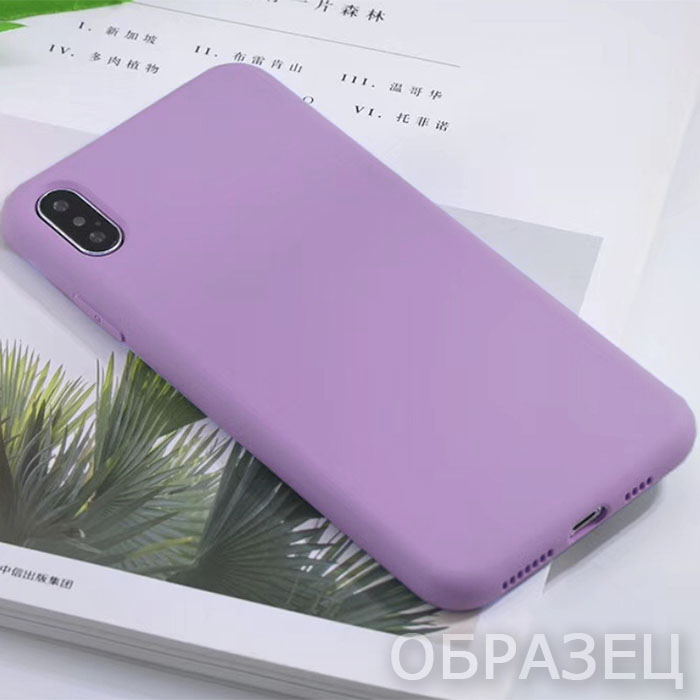 Huawei Honor View 20. Накладка, Silicone Cover, сливовый