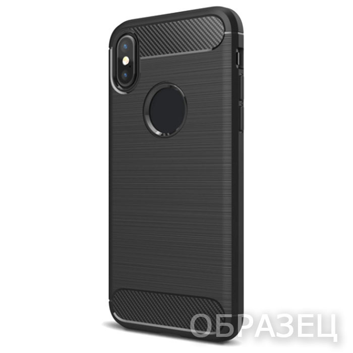 Xiaomi Mix 3. Накладка, силикон, Rugged Armor, черный