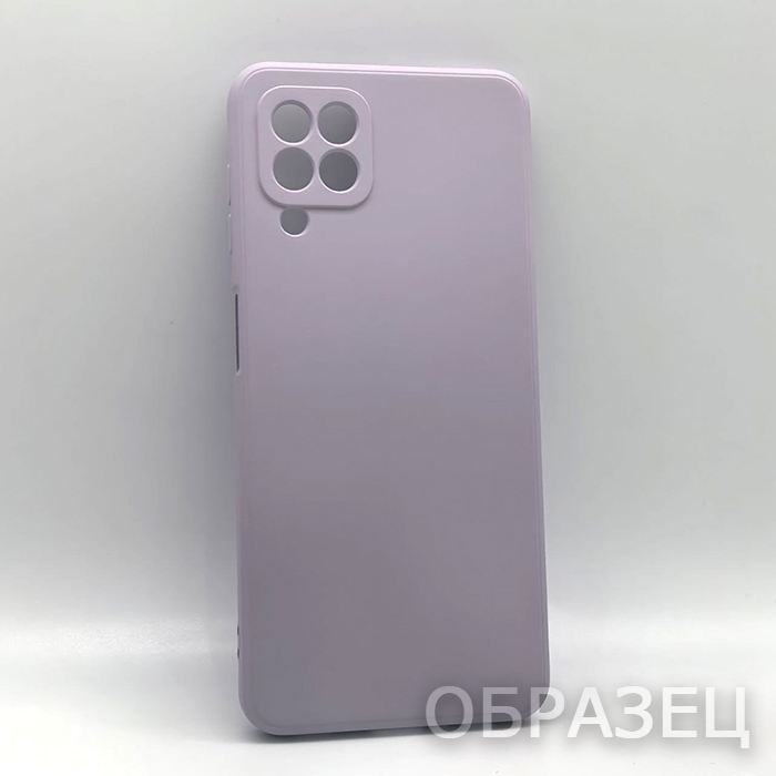 Samsung A50/A30s. Накладка, Silicone Case Lite, серо-сиреневый