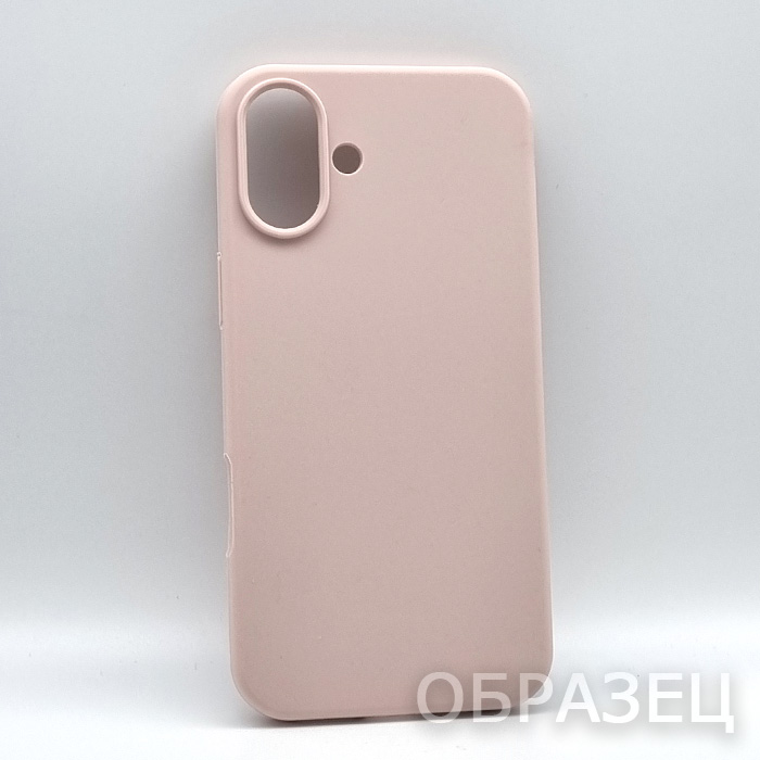 Samsung A70. Накладка, Silicone Cover, цвет пудра