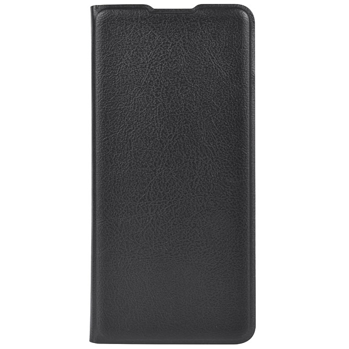 Samsung S10 5G. Книжка, экокожа, пластиковая вкладка, черный
