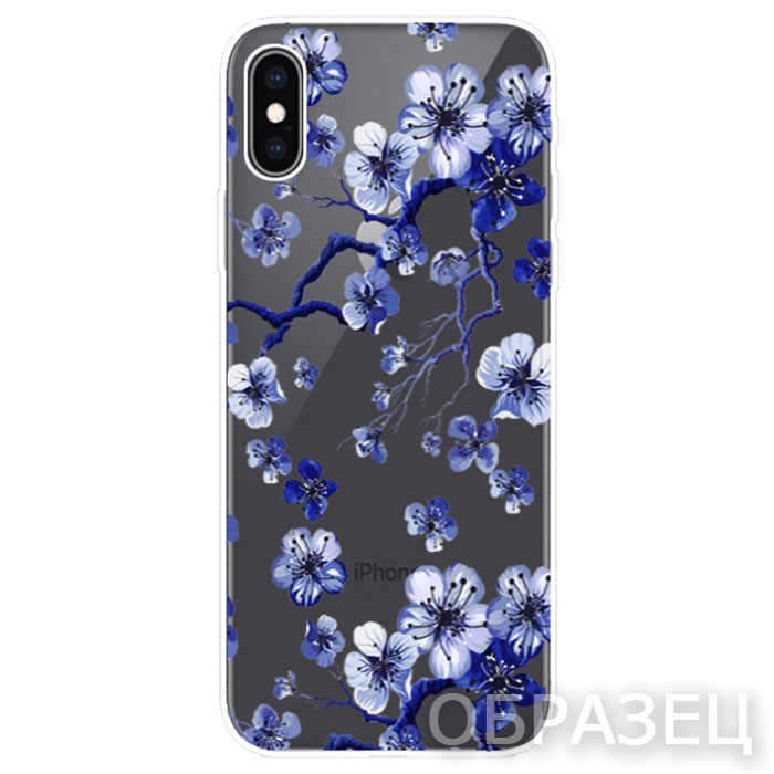 Samsung A60. Накладка, силикон, Simple Print, Японский Абрикос