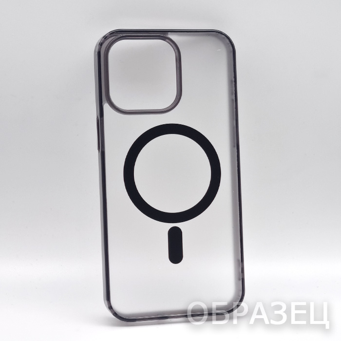 iPhone 11. Накладка, BST Colour Matte Mag, черный полу-прозрачный 