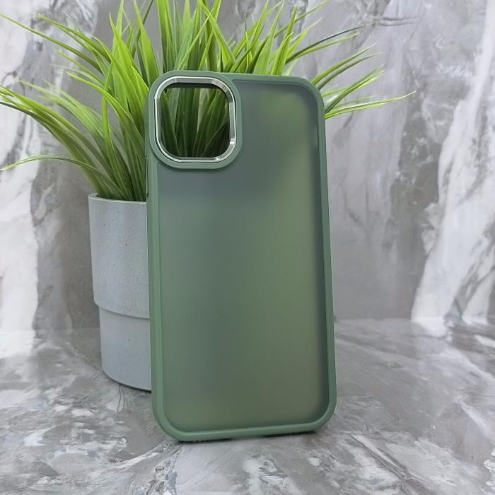 iPhone 11. Накладка, BST Rock Matte Camera Edge, хаки
