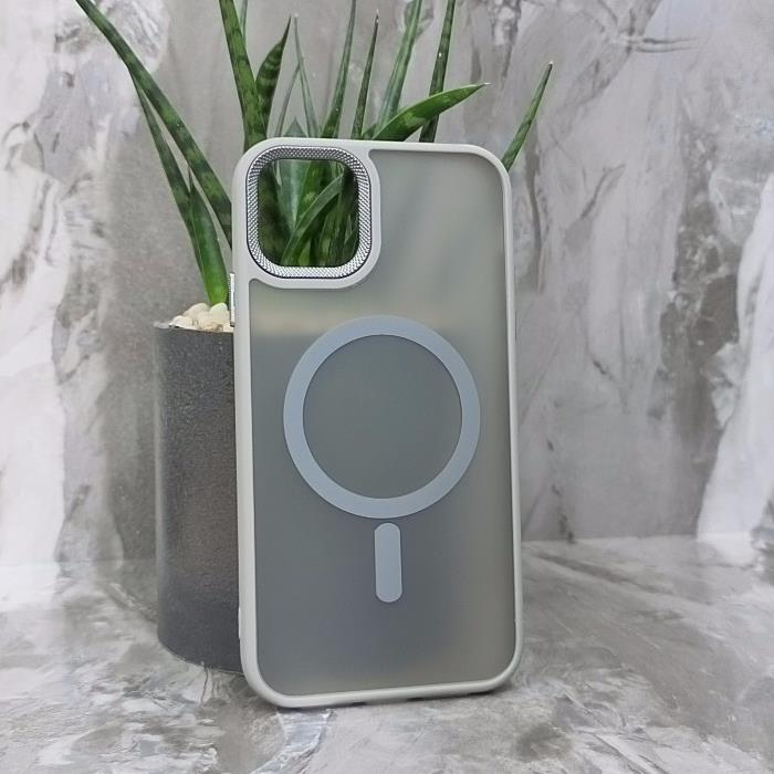 iPhone 11. Накладка, Simple Matte Mag, тип 2, серый