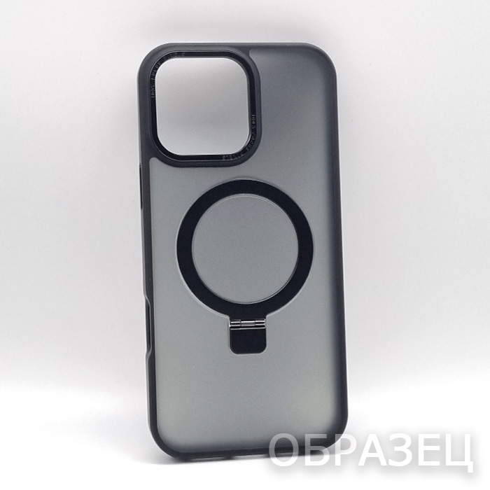 iPhone 11. Накладка, Focus Matte Big Ring, черный