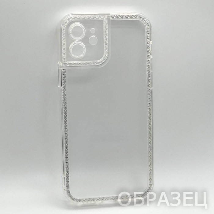 iPhone 11 Pro. Накладка, Glam Edges, прозрачный