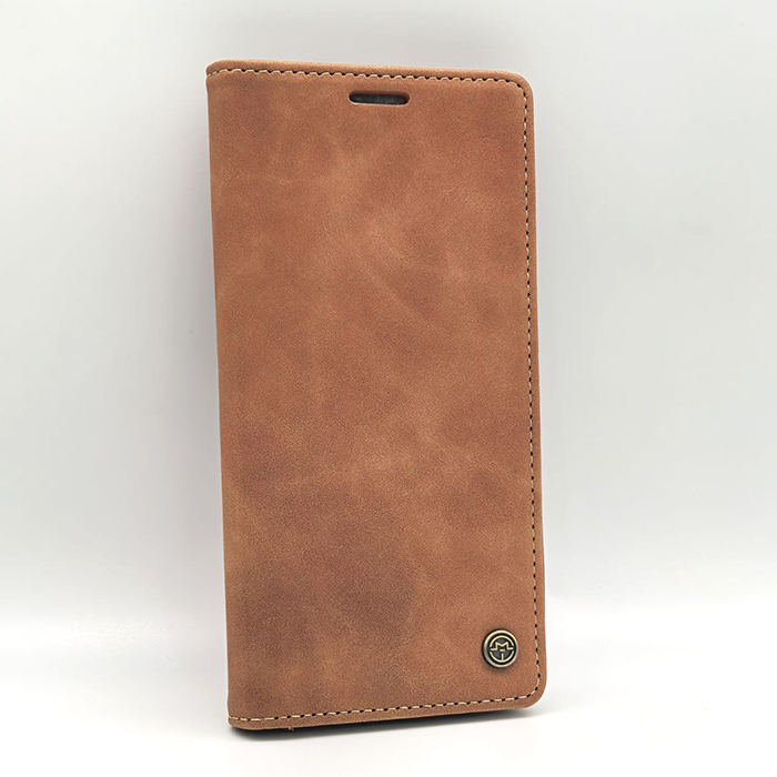 iPhone 11 Pro Max. Книжка, Caseme, светло-коричневый