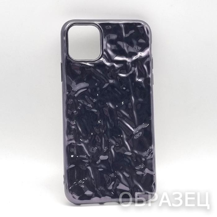 iPhone 11 Pro Max. Накладка, Liquid Metal, черный