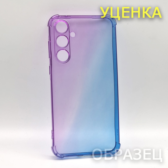 Xiaomi Redmi Note 8 Pro. Уценка. Накладка, силикон, Gradient Armor, синий и фиолетовый