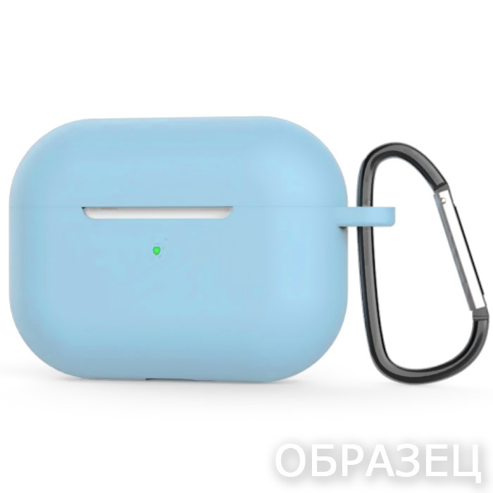 Чехол для Apple AirPods 1/2, Silicone, голубой
