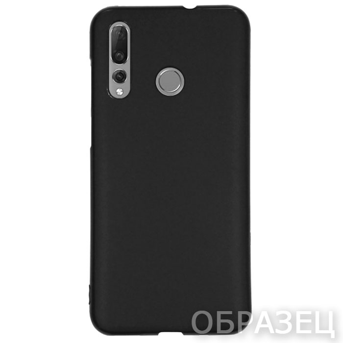 Xiaomi 9 Lite. Накладка, силикон, soft touch глянцевые края, черный