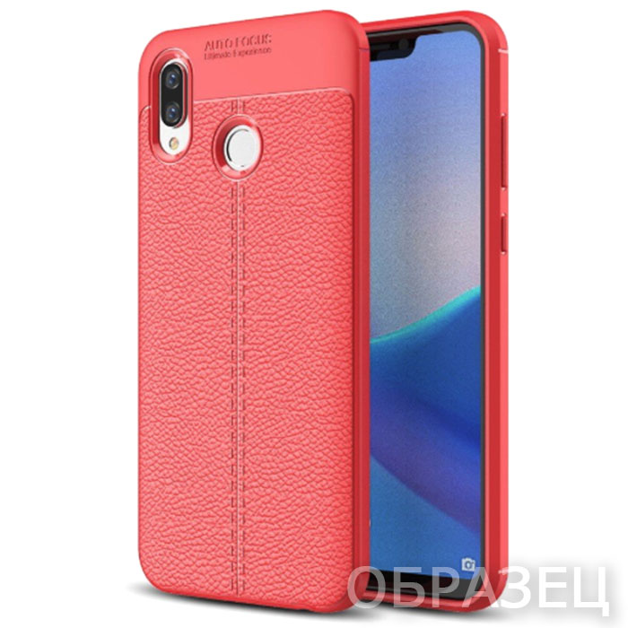 Xiaomi 9 Lite. Накладка, силикон, Ultimate Experience, красный