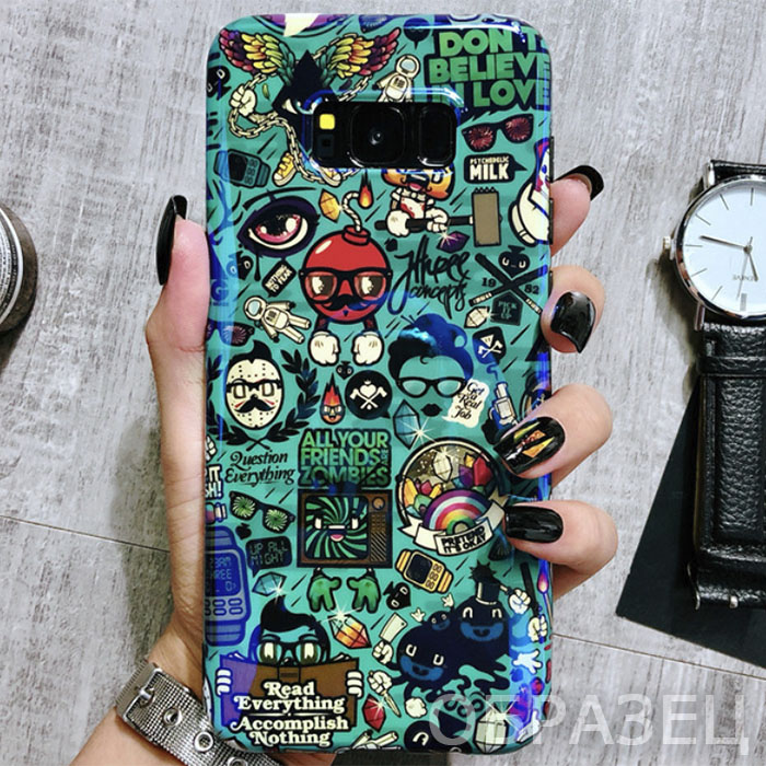Xiaomi 9 Lite. Накладка, силикон, IMD, StickerBomb №2