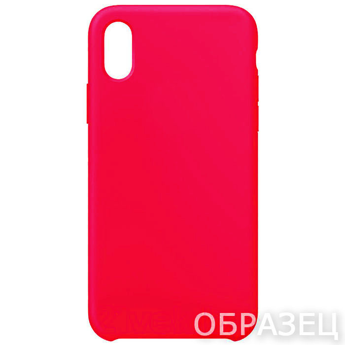 Huawei P40 Lite. Накладка, Silicone Cover, гранатовый