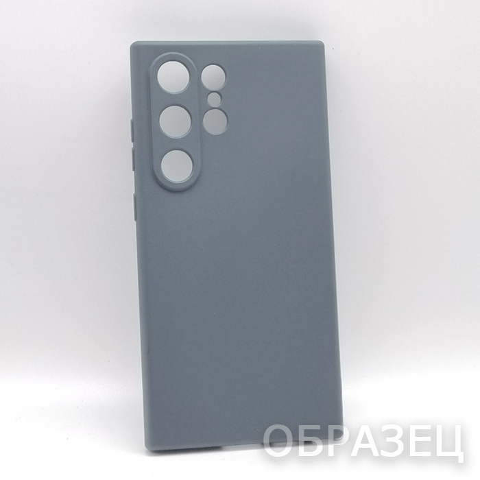 Huawei P40 Lite E/9C/Y7P. Накладка, Silicone Cover, серый