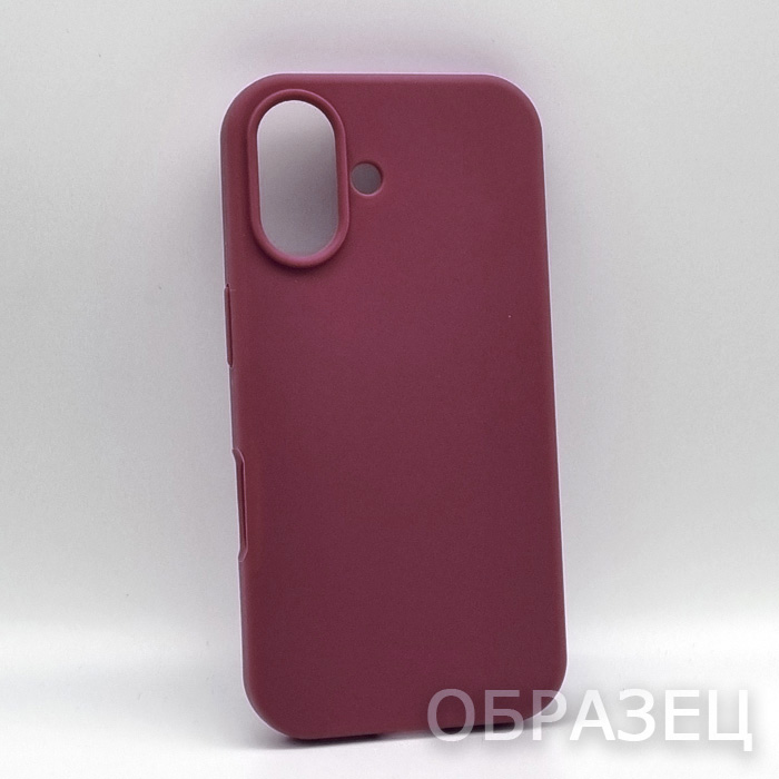 Xiaomi Redmi 9A. Накладка, Silicone Cover, винный