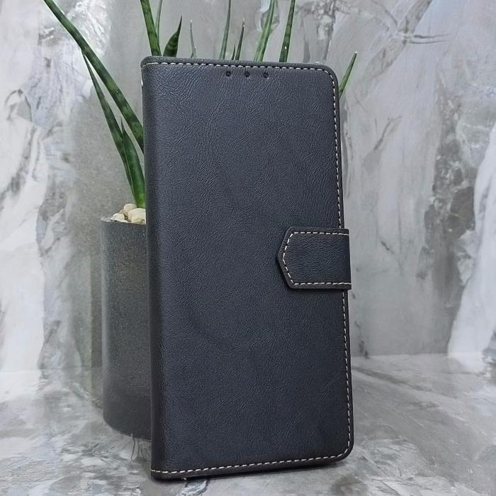 Xiaomi Redmi 9C/10A. Книжка, Classic Simple Leather, черный