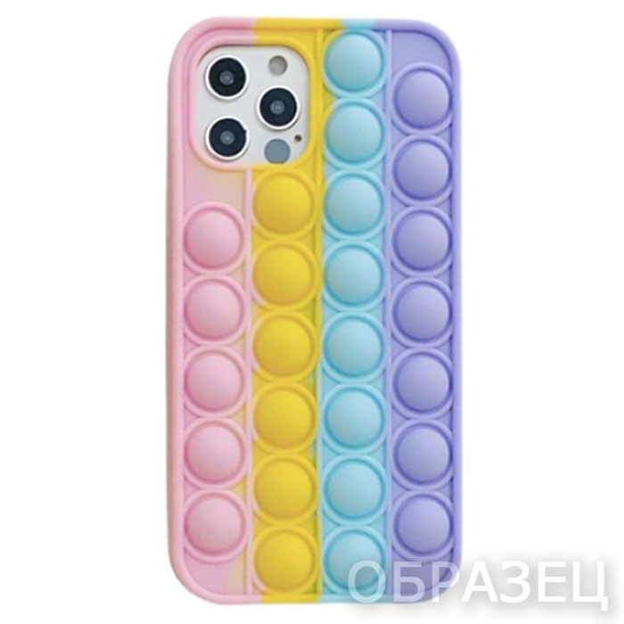 Realme 5/C3/6i. Накладка, Pop It Case, разноцветный