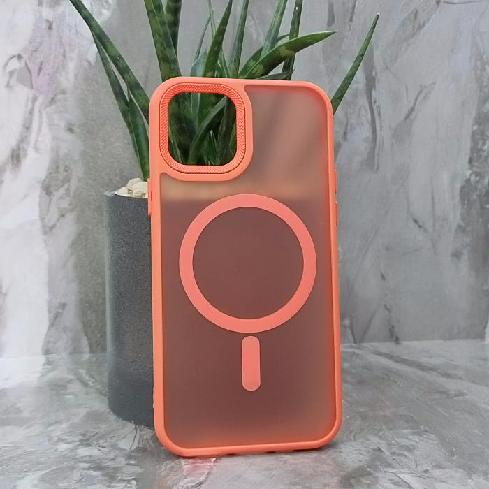 iPhone 12/12 Pro. Накладка, Simple Matte Mag, тип 2, оранжевый
