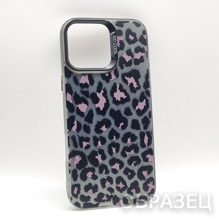 iPhone 12 Pro Max. Накладка, So Cool, текстура леопард
