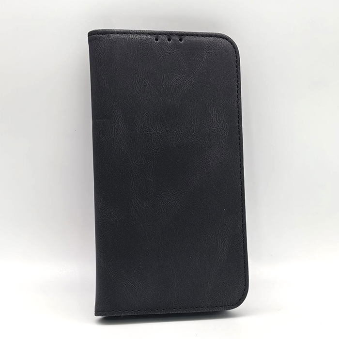 iPhone 12 Pro Max. Книжка, Simply Leather, черный
