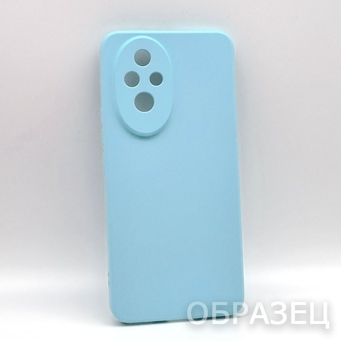 Samsung A32. Накладка, Silicone Case Lite, голубой