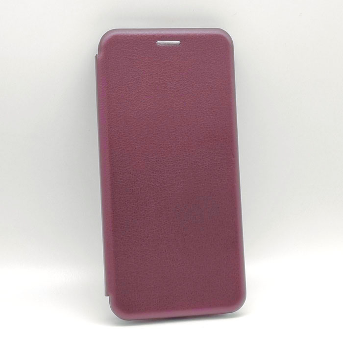 Samsung A32. Книжка, Grandeur, экокожа, бордовый