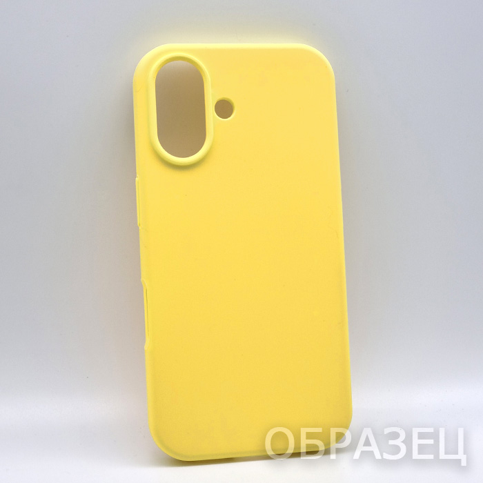 Samsung A32. Накладка, Silicone Cover, желтый