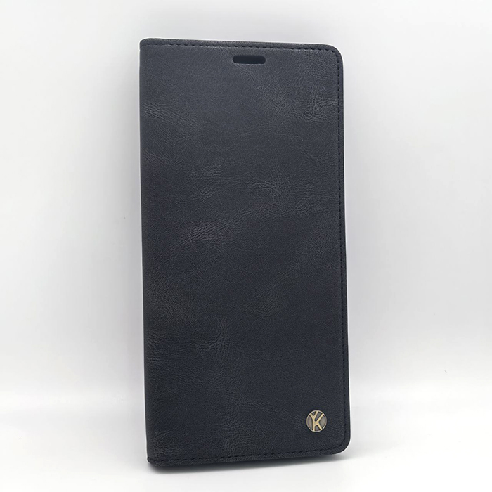 Samsung S21+. Книжка, YK PU Leather, черный