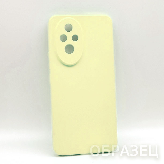 Xiaomi POCO X3/X3 Pro. Накладка, Silicone Case Lite, светло-желтый