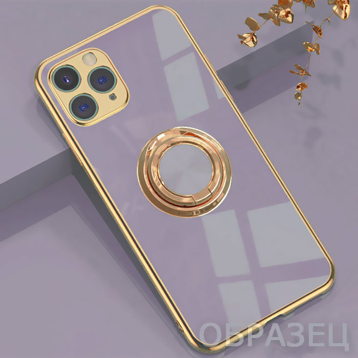 Xiaomi Redmi Note 9T. Накладка, Yugoif Ring, фиолетовый