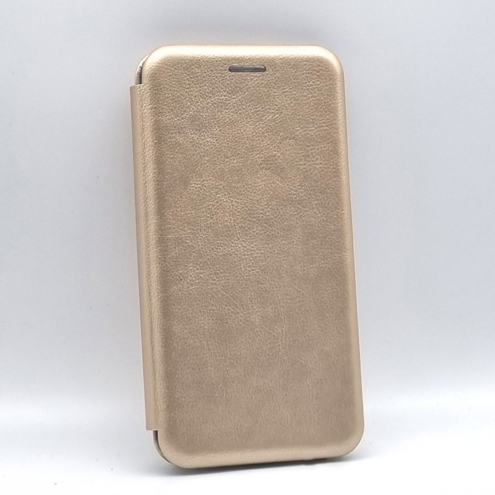 Samsung A72. Книжка, Grandeur, экокожа, золотой