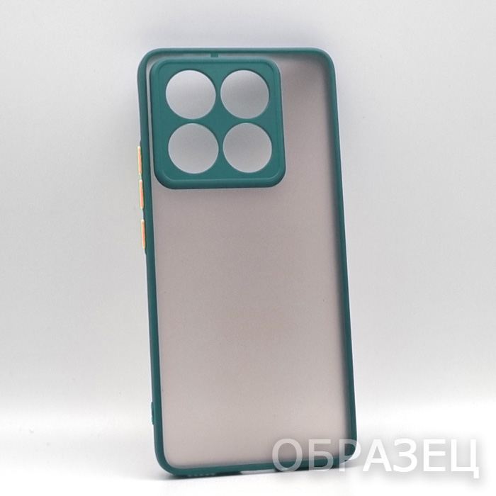 Samsung A72. Накладка, Rock Matte №2, зеленый