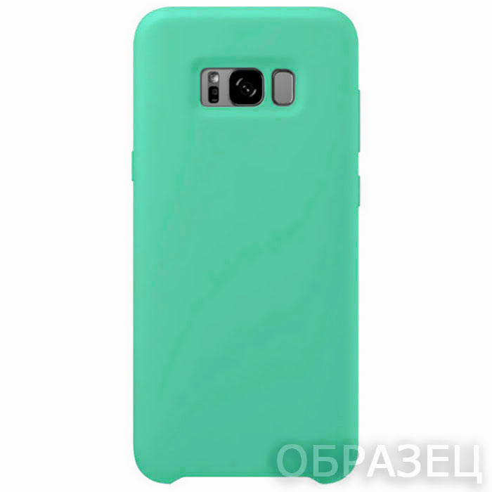 Xiaomi POCO F3. Накладка, Silicone Cover, мятный