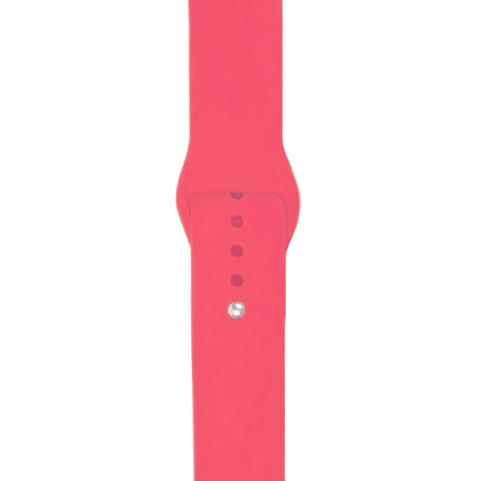 Apple Watch 42/44/45. Ремешок, силиконовый, малиновый(S)