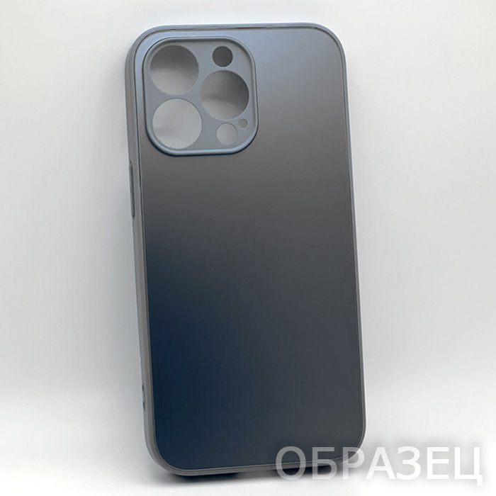 Samsung A03s. Накладка, Matte Glass, черный