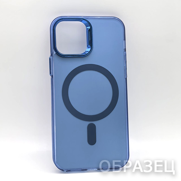 iPhone 13 Pro. Накладка, More Mag, синий