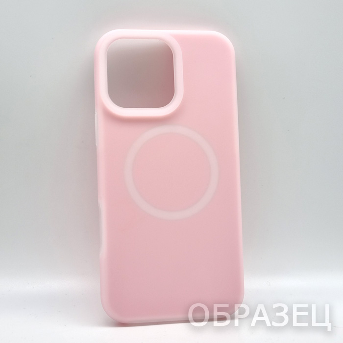 iPhone 13. Накладка, Silicone Neon Mag, розовый