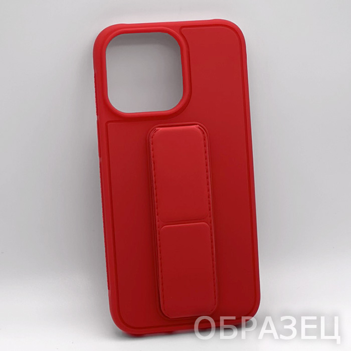 iPhone 13. Накладка, Держатель-подставка, красный
