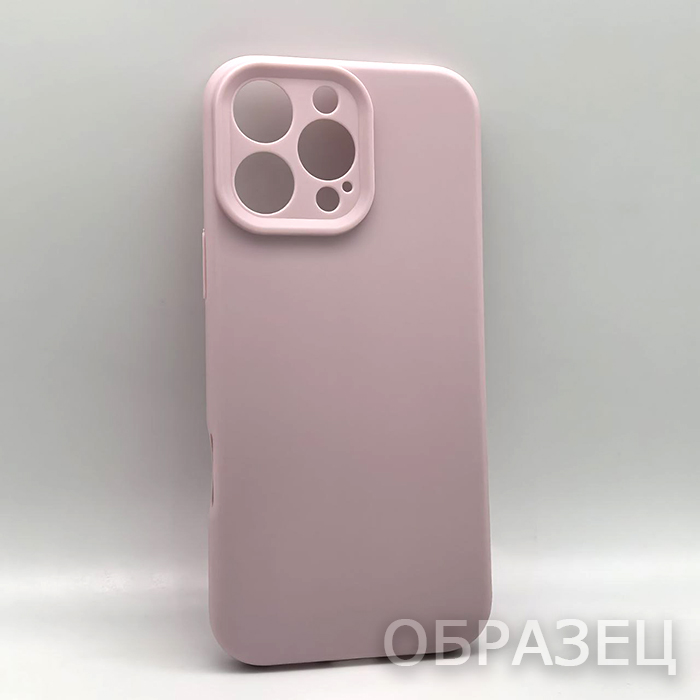 iPhone 13. Накладка, силикон, BST Soft Touch, светло-розовый