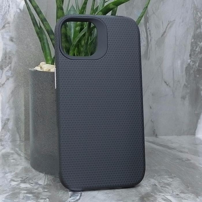 iPhone 13. Накладка, силикон + пластик, Hybrid Armor, черный